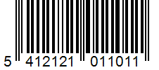 Barcode 5412121011011