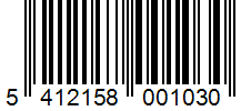 Barcode 5412158001030