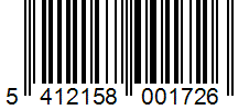 Barcode 5412158001726