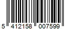 Barcode 5412158007599