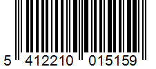 Barcode 5412210015159