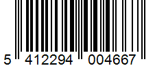 Barcode 5412294004667