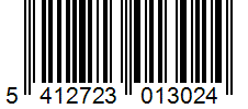 Barcode 5412723013024