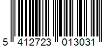 Barcode 5412723013031
