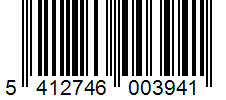 Barcode 5412746003941