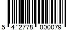Barcode 5412778000079