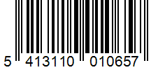 Barcode 5413110010657
