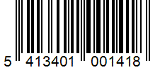 Barcode 5413401001418