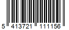 Barcode 5413721111156
