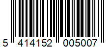 Barcode 5414152005007
