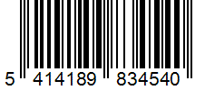 Barcode 5414189834540