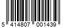 Barcode 5414807001439