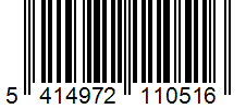 Barcode 5414972110516