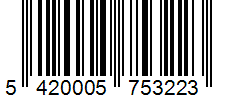 Barcode 5420005753223