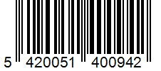 Barcode 5420051400942