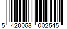 Barcode 5420058002545