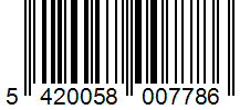 Barcode 5420058007786