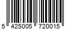 Barcode 5425005720015