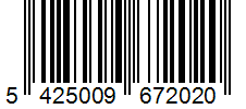 Barcode 5425009672020