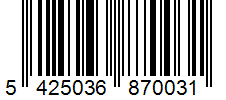 Barcode 5425036870031