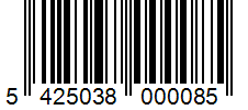 Barcode 5425038000085