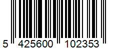 Barcode 5425600102353