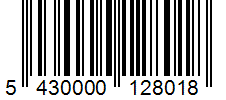 Barcode 5430000128018