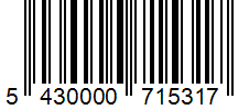 Barcode 5430000715317