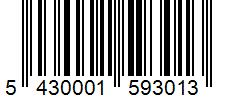 Barcode 5430001593013