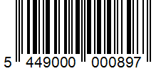 Barcode 5449000000897
