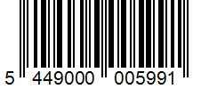 Barcode 5449000005991