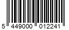 Barcode 5449000012241