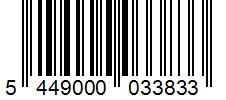 Barcode 5449000033833