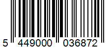 Barcode 5449000036872