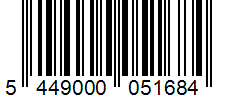Barcode 5449000051684
