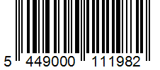 Barcode 5449000111982