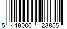 Barcode 5449000123855