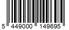 Barcode 5449000149695
