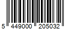 Barcode 5449000205032