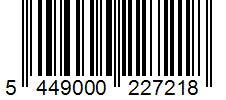 Barcode 5449000227218