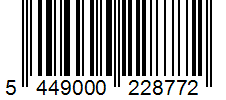 Barcode 5449000228772