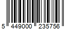 Barcode 5449000235756