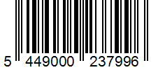 Barcode 5449000237996