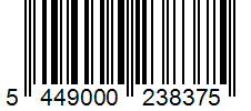 Barcode 5449000238375
