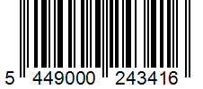 Barcode 5449000243416