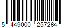 Barcode 5449000257284