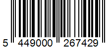 Barcode 5449000267429