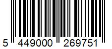 Barcode 5449000269751
