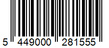 Barcode 5449000281555