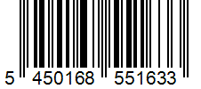 Barcode 5450168551633